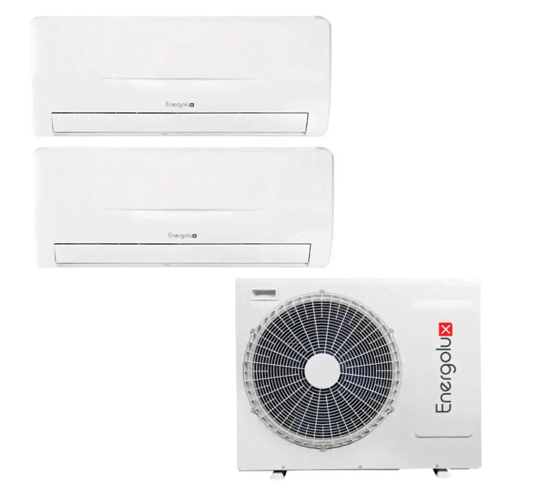 Мультисплит ситема на 2 комнаты 25 + 25 м. кв. Smart Multi Energolux. SAM18M1/SAS09M2/SAS09M2/-0
